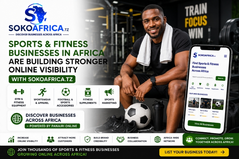 Sports and Fitness Businesses Are Building Stronger Online Visibility Across Africa, Discover Businesses Across Africa – Powered by Panairi Online