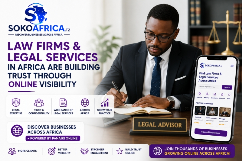 Law Firms and Legal Services in Africa Are Building Trust Through Online Visibility, Discover Businesses Across Africa – Powered by Panairi Online