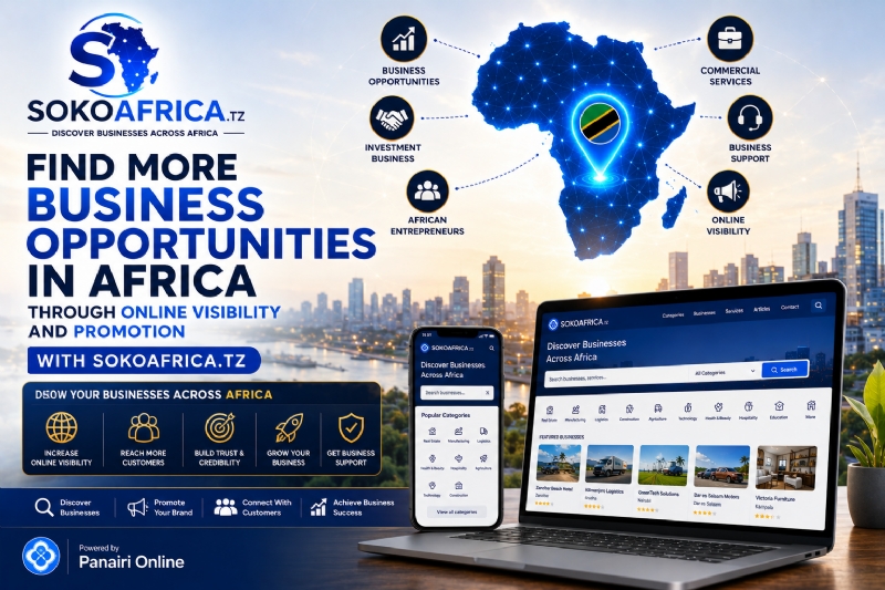 Find More Business Opportunities in Africa Through Online Visibility and Promotion  Discover Businesses Across Africa – Powered by Panairi Online