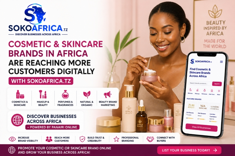 Cosmetic and Skincare Brands in Africa Are Reaching More Customers Digitally, Discover Businesses Across Africa – Powered by Panairi Online