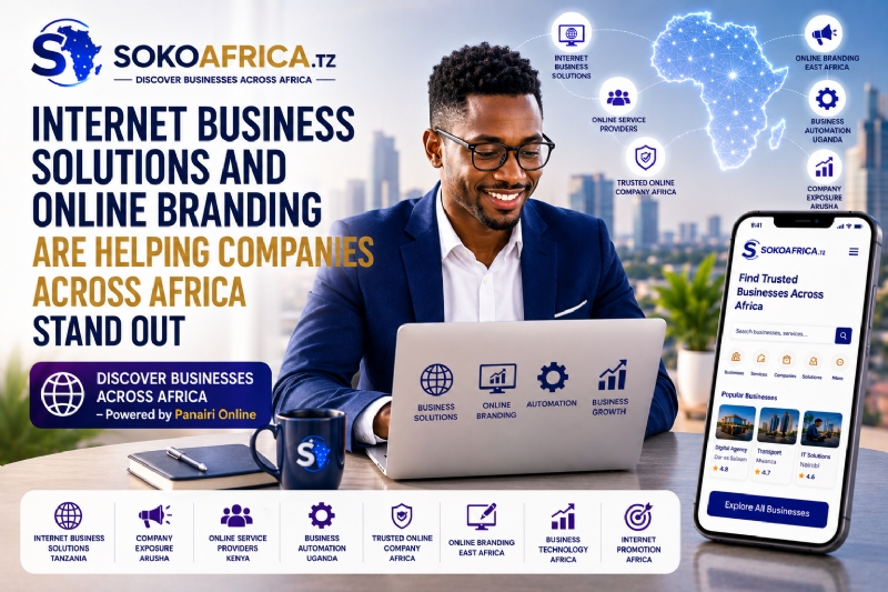 Internet Business Solutions and Online Branding Are Helping Companies Across Africa Stand Out, Discover Businesses Across Africa – Powered by Panairi Online
